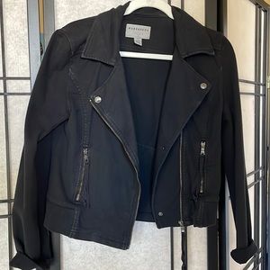 Anthropologie Marrakech Moto Jacket Black Size M.